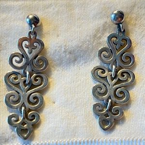 Rare Retired James Avery Spanish Earrings